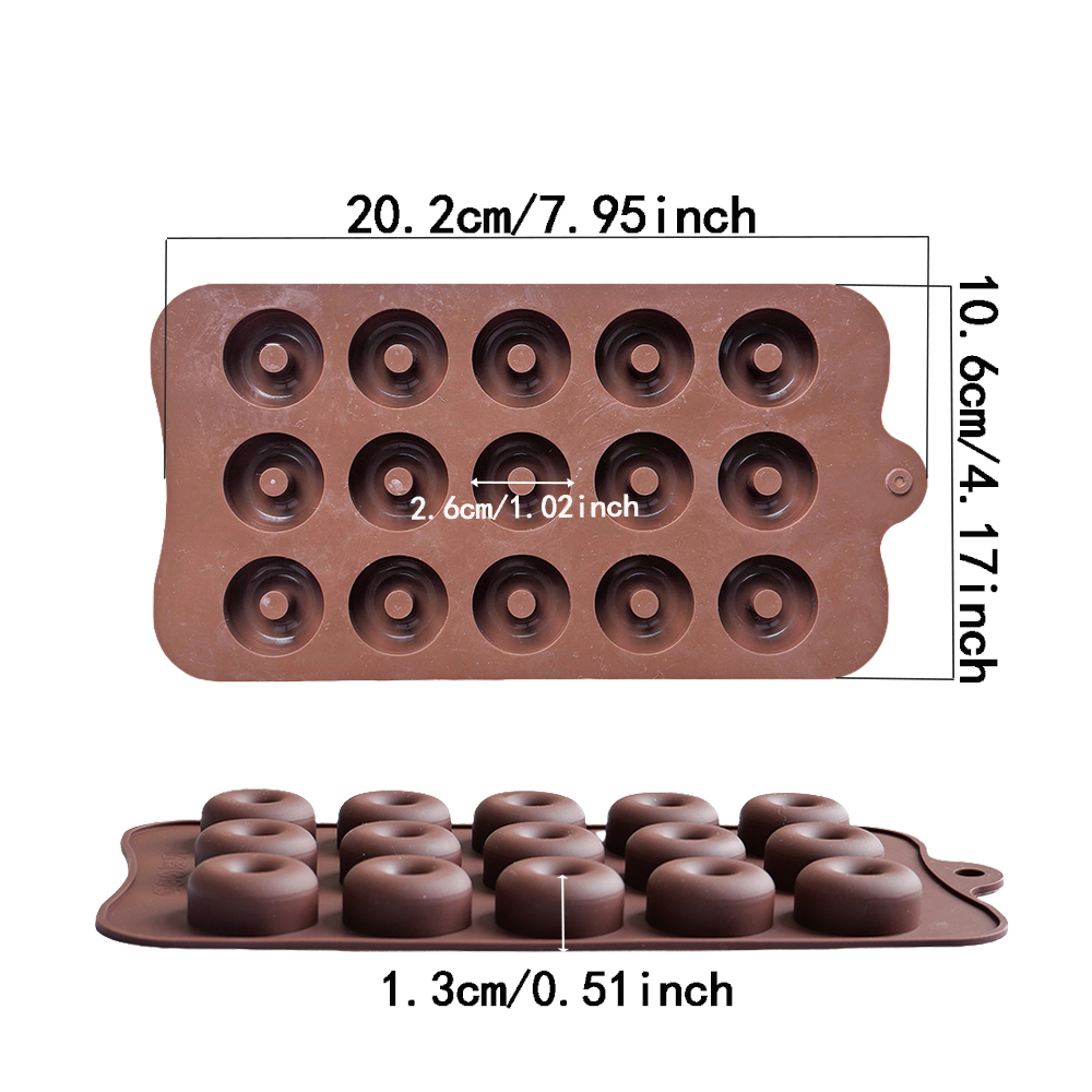1pc 15 hole donut shaped DIY n - Kitchen Baking Molds review and price