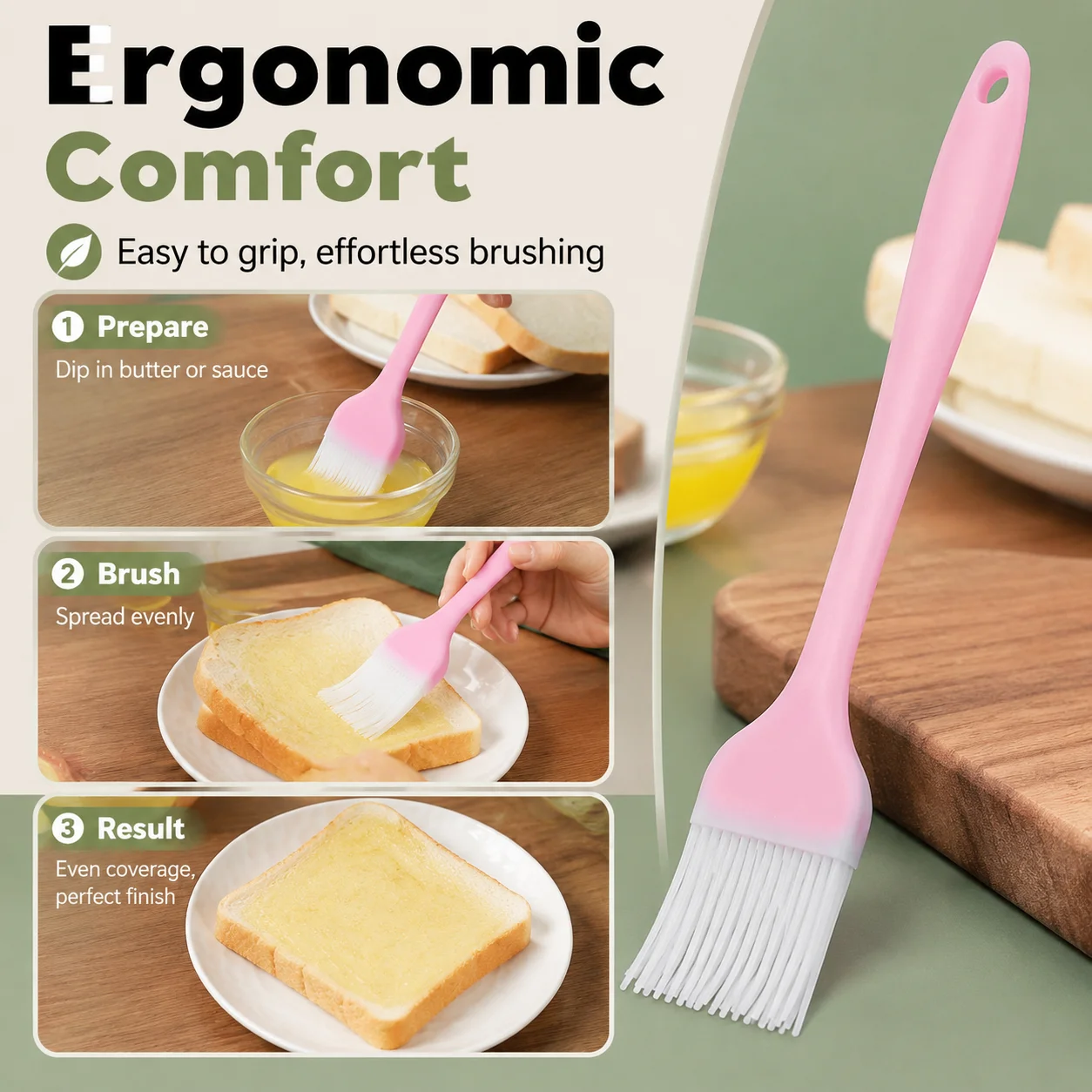 Silicone Kitchen Brushes - Hea - Kitchen Baking Brush review and price