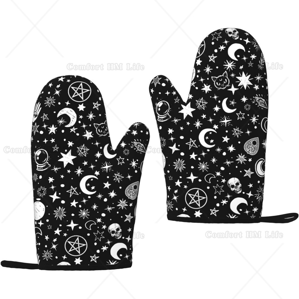 Witch Cat Silicone Oven Mitts  - Kitchen Witch Baking review and price