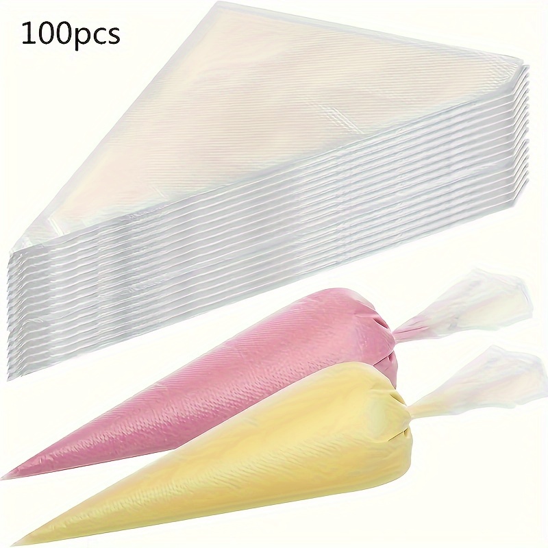 100pcs Thick Disposable Piping - Piping Bag Disposable review and price