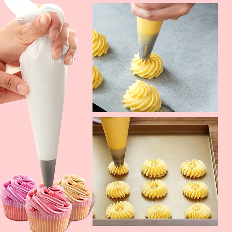 100pcs Thick Disposable Piping - Piping Bag Disposable review and price