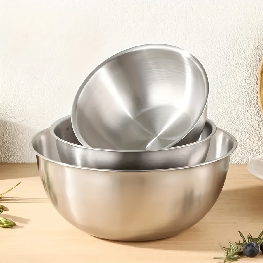 3pcs Stainless Steel Salad Bow - Kitchen Baking Store review and price