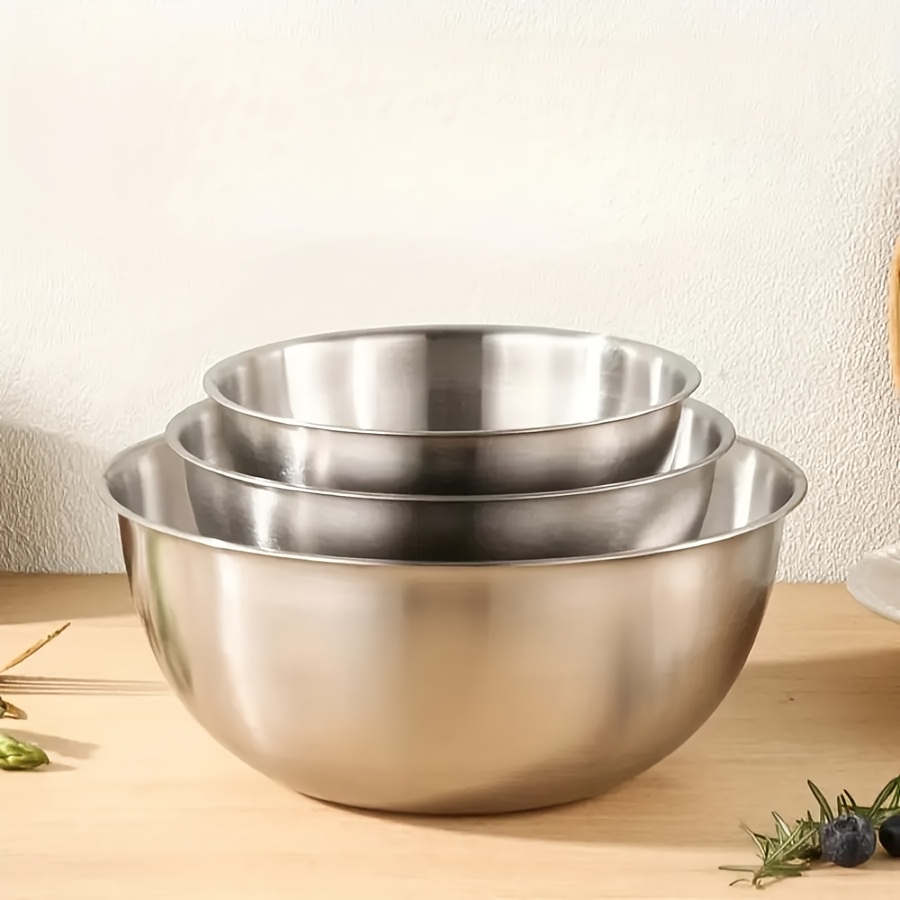 3pcs Stainless Steel Salad Bow - Kitchen Baking Store review and price