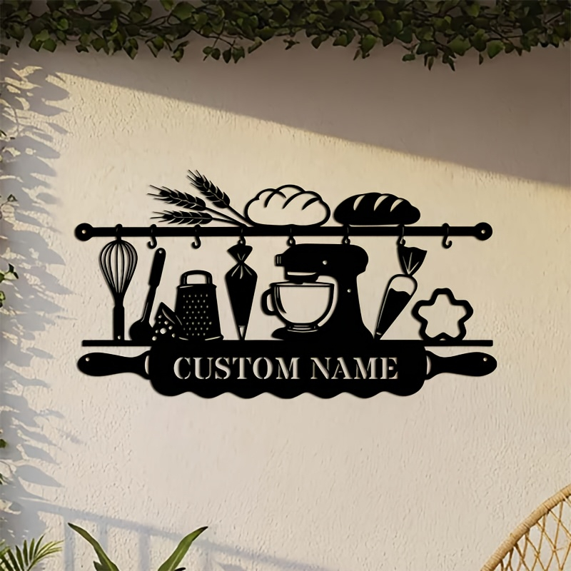 Personalized Kitchen Iron Wall - Kitchen Baking Area review and price