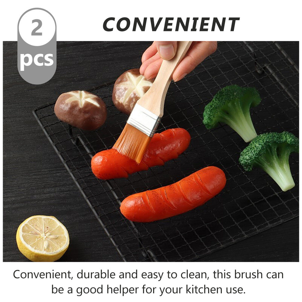 2Pcs Nylon Basting Brush for B - Kitchen Baking Brush review and price