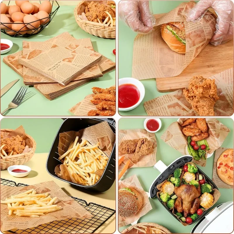 100/300Pcs Oil-Proof Papers fo - Kitchen Baking Tray Set review and price