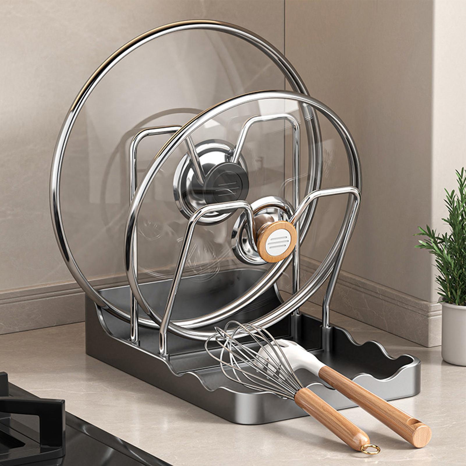 Pot Lid Organizer Vertical Spo - Kitchen Baking Pantry review and price