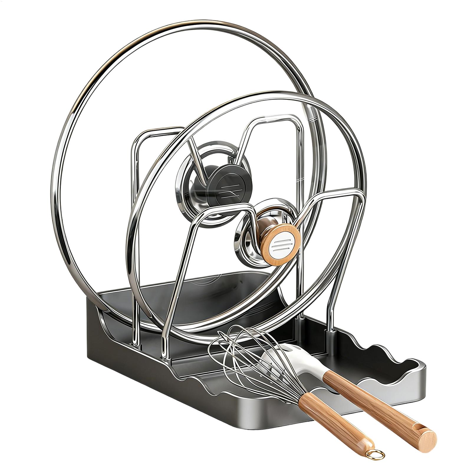 Pot Lid Rack Vertical Spoon St - Kitchen Baking Pantry review and price