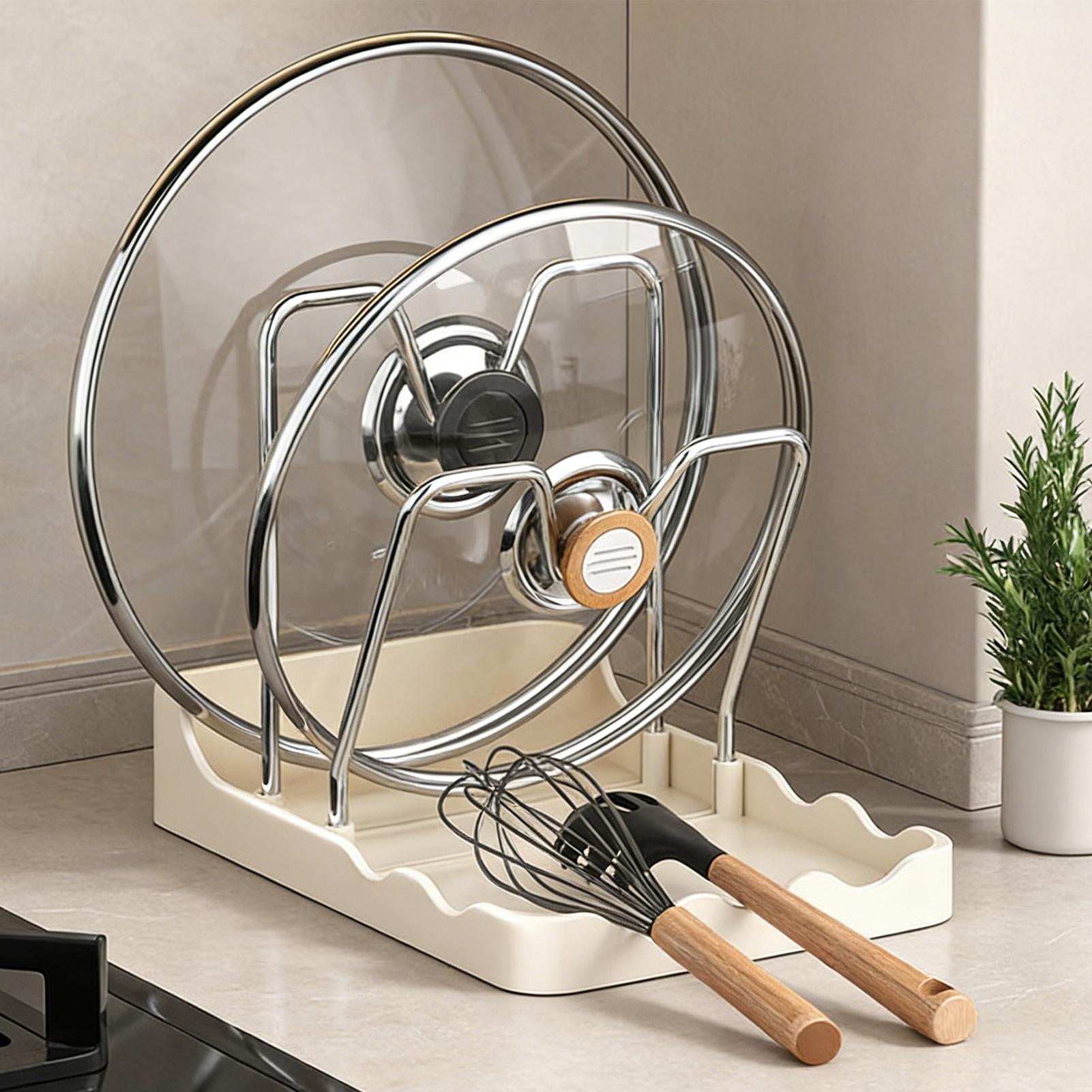 Pot Lid Rack Vertical Spoon St - Kitchen Baking Pantry review and price