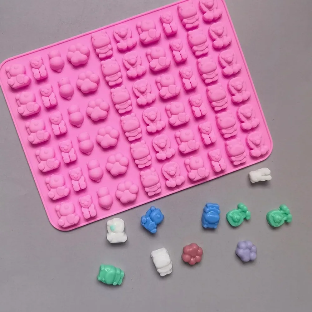 5Pcs Candy Silicone Moulds wit - Kitchen Baking Tray Set review and price