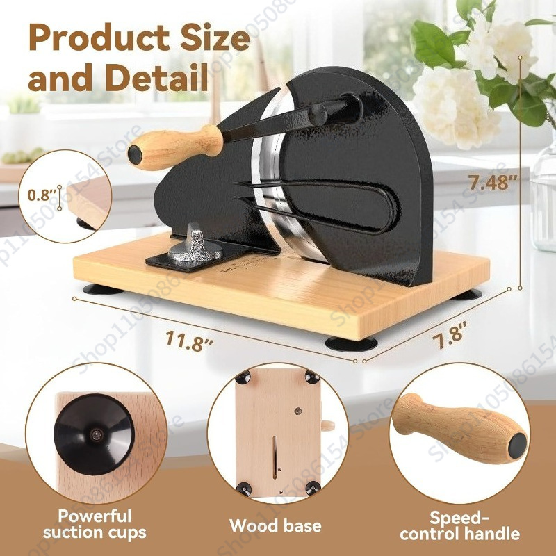 Adjustable Manual Bread Slicer - Kitchen Baking Gift Basket review and price