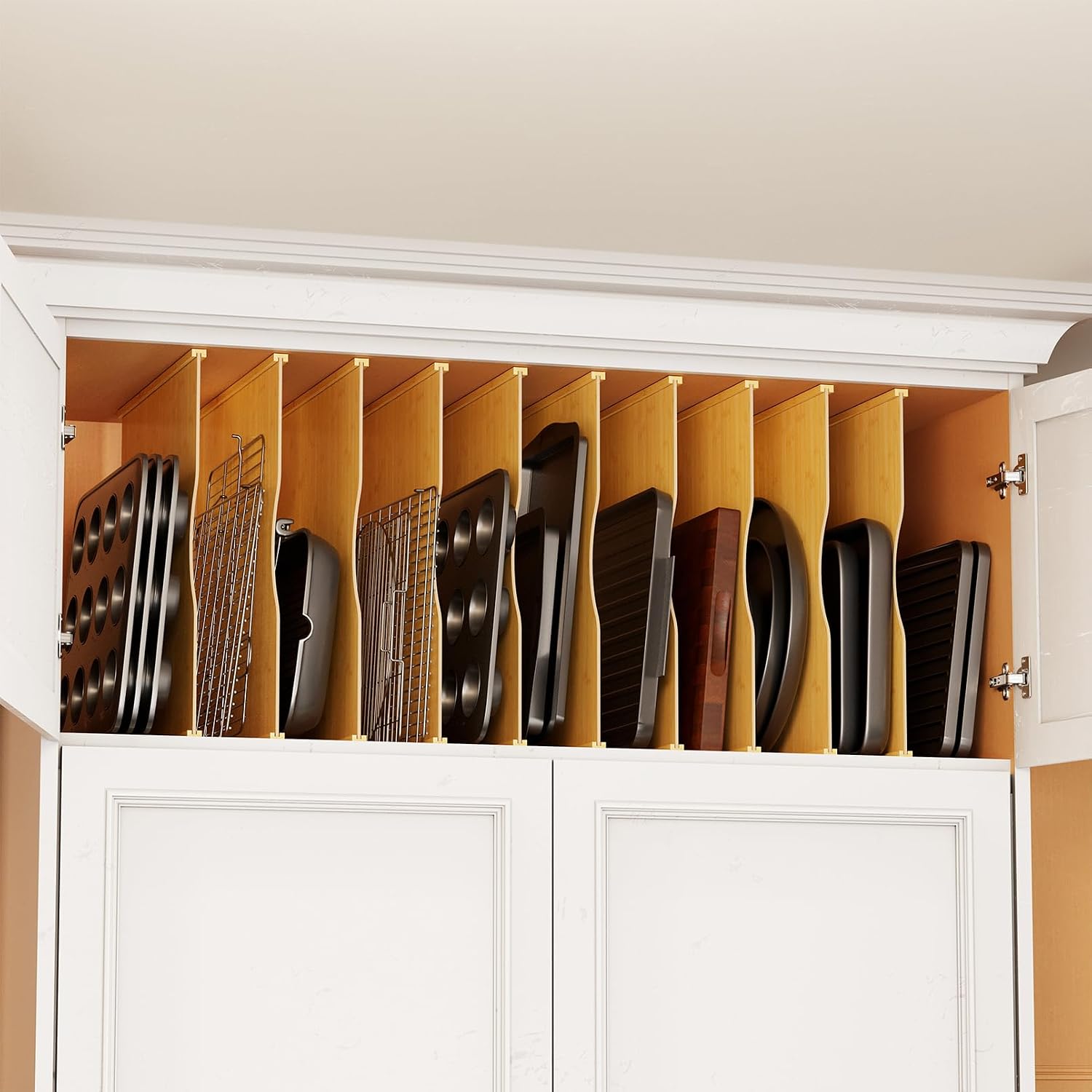 10 Pack Bamboo Tray Dividers f - Kitchen Baking Pantry review and price