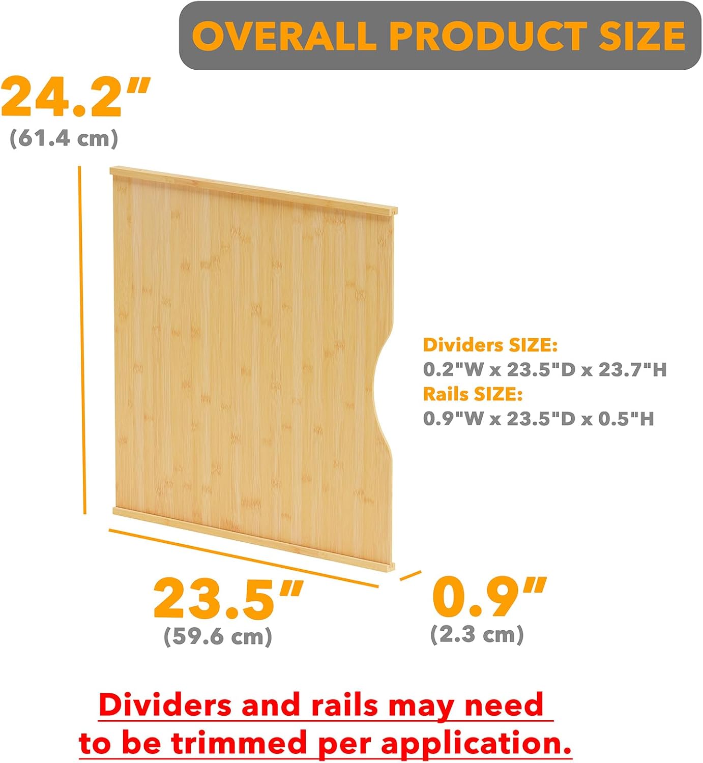 10 Pack Bamboo Tray Dividers f - Kitchen Baking Pantry review and price