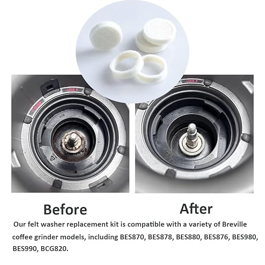 Felt Washer Replacement Compat - Breville Espresso Bes870 review and price